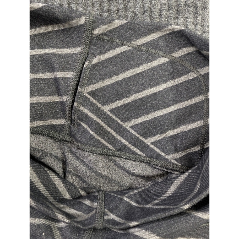 Lululemon High Times Pant Legging Size 6 Luon Metallic Lumatrix Deep Coal Silver - Picture 5 of 8